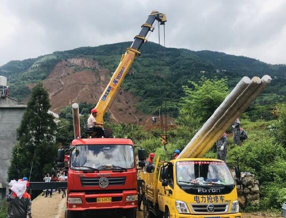 貴州山體滑坡救援作業(yè)起重滑車的應用